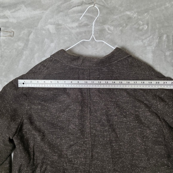 Calvin Klein Women's Tweed Blazer Jacket Brown Wool‎ Blend Made in USA Size M - Picture 8 of 10